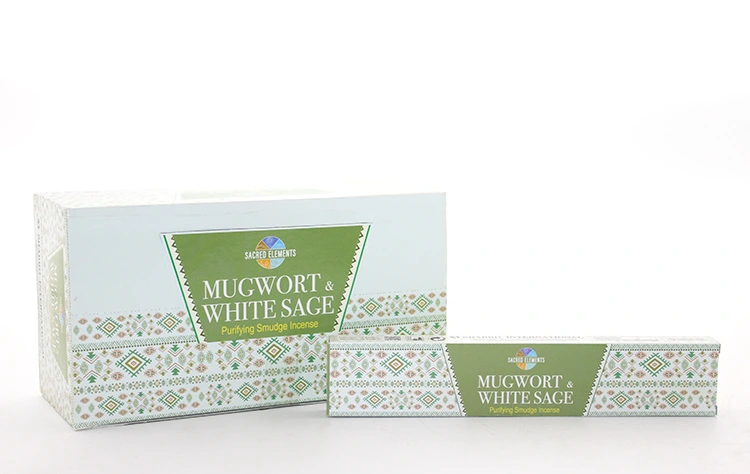 BUĞZ HEM SACRED ELEMENTS MUGWORT & WHİTE SAGE MASALA AROMALI ÇUBUK TÜTSÜ BUĞZ HEM SACRED ELEMENTS MUGWORT & WHİTE SAGE MASALA AROMALI ÇUBUK TÜTSÜ