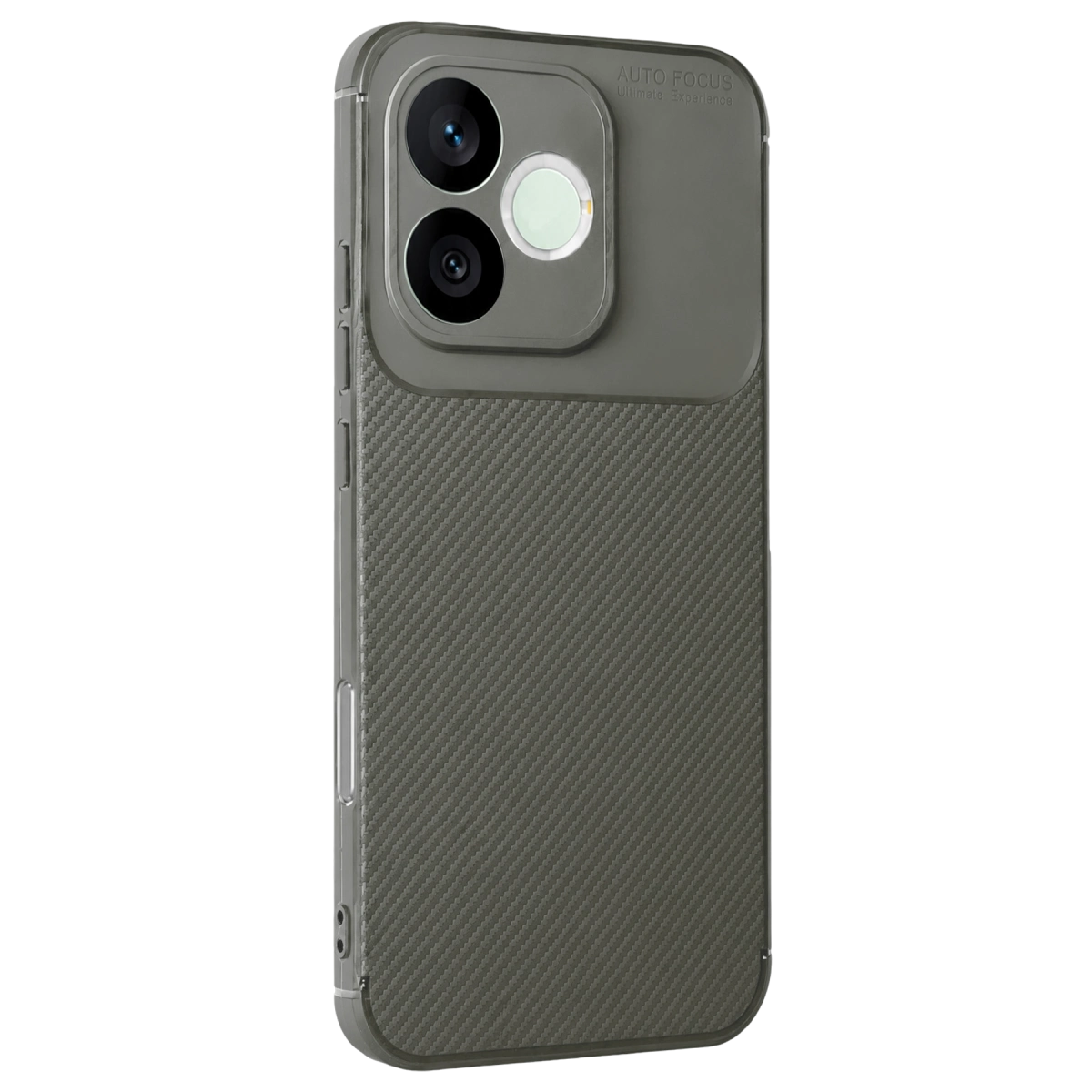 BUĞZ Huawei Honor 600 Lite Auto Focus Karbon Kapak - Gri