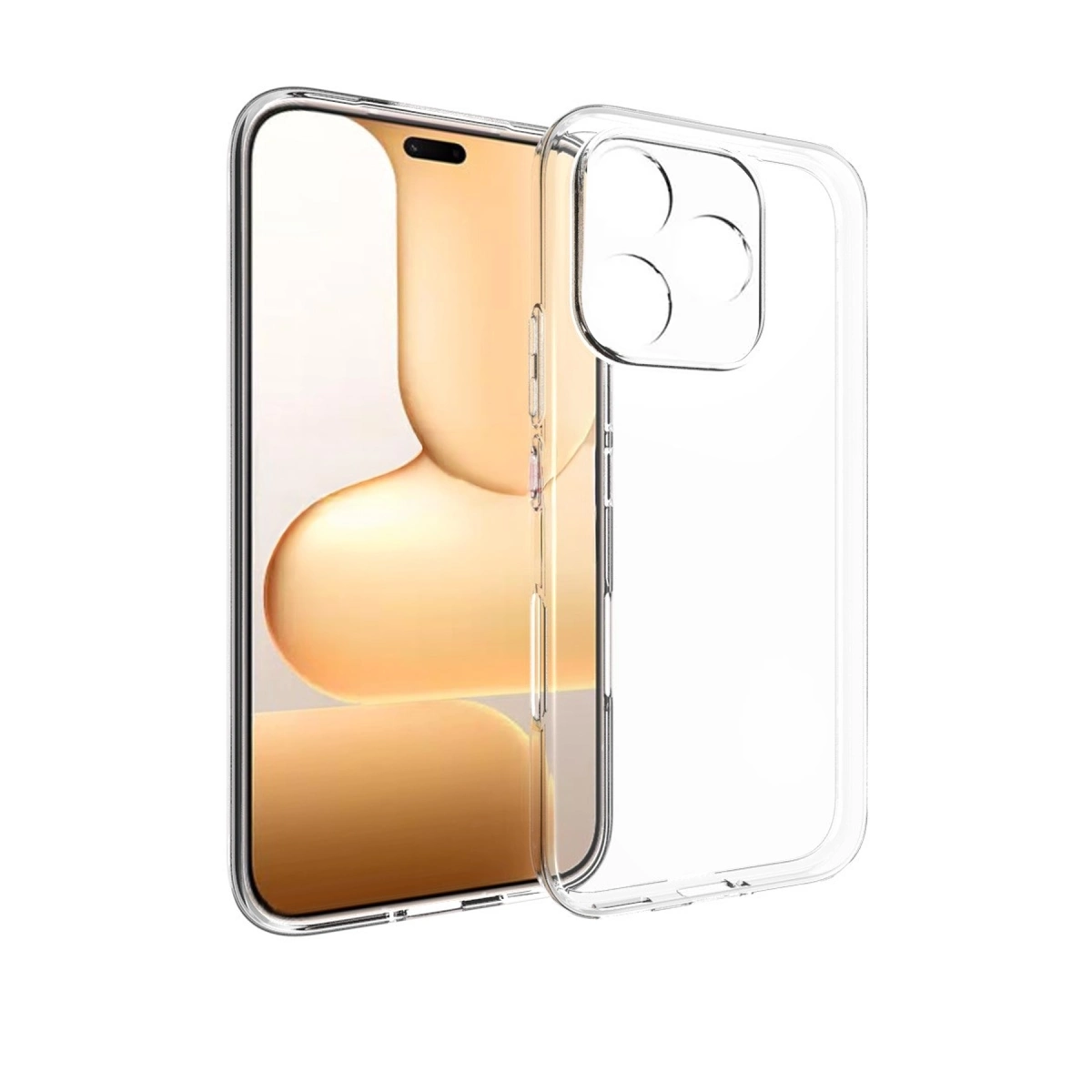 BUĞZ Huawei Honor 600 Lite Lüx Şeffaf Silikon - Şeffaf