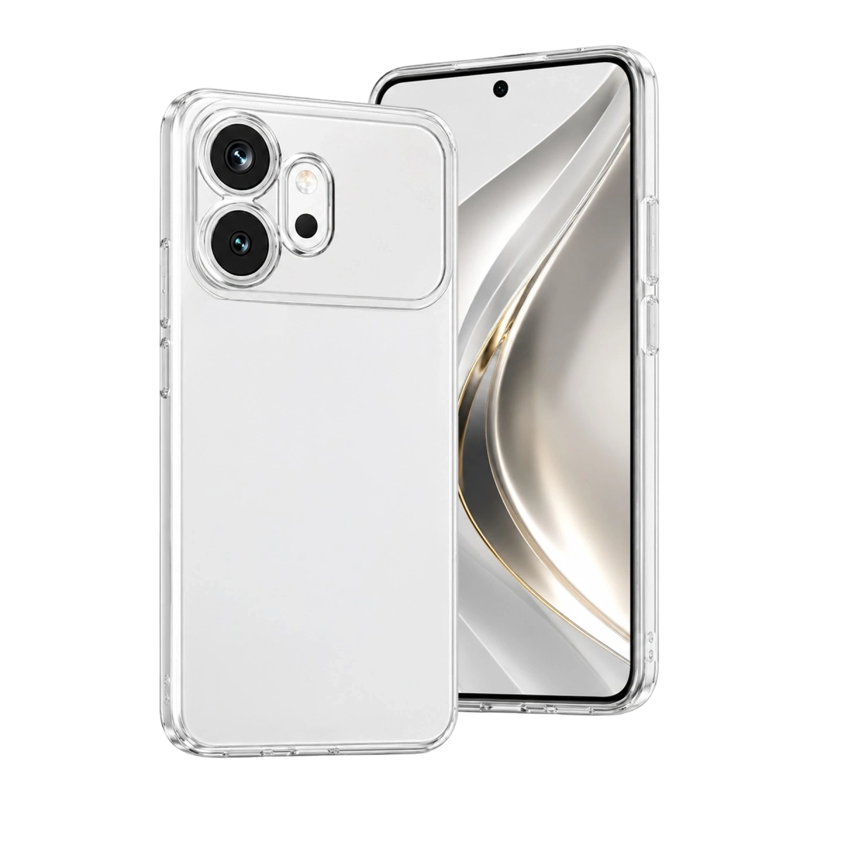 BUĞZ Huawei Honor 600 Lüx Şeffaf Silikon - Şeffaf