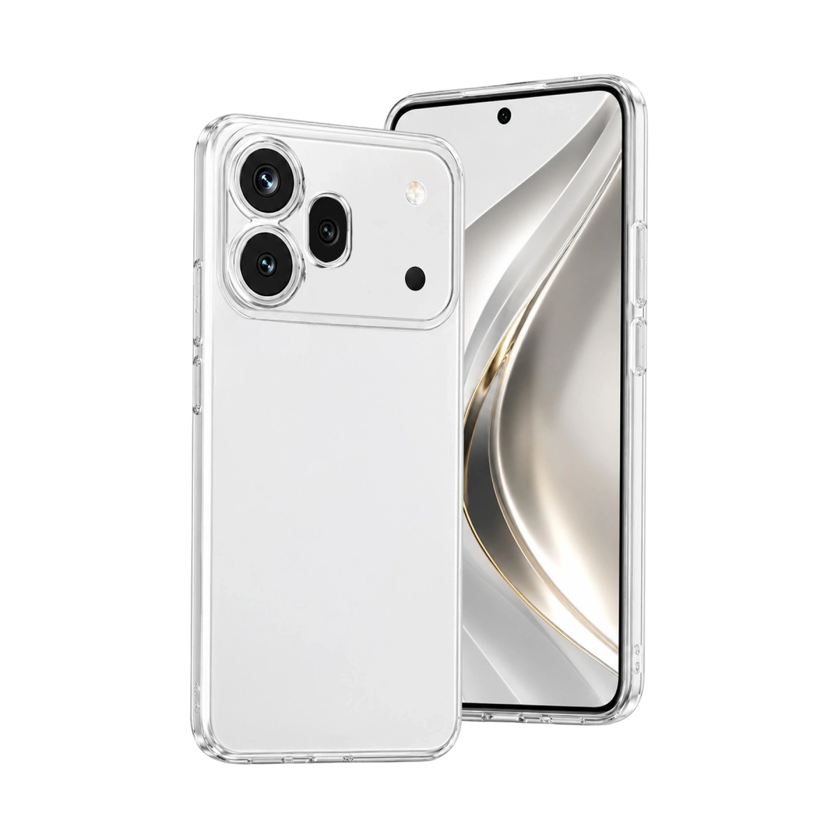 BUĞZ Huawei Honor 600 Pro Lüx Şeffaf Silikon - Şeffaf