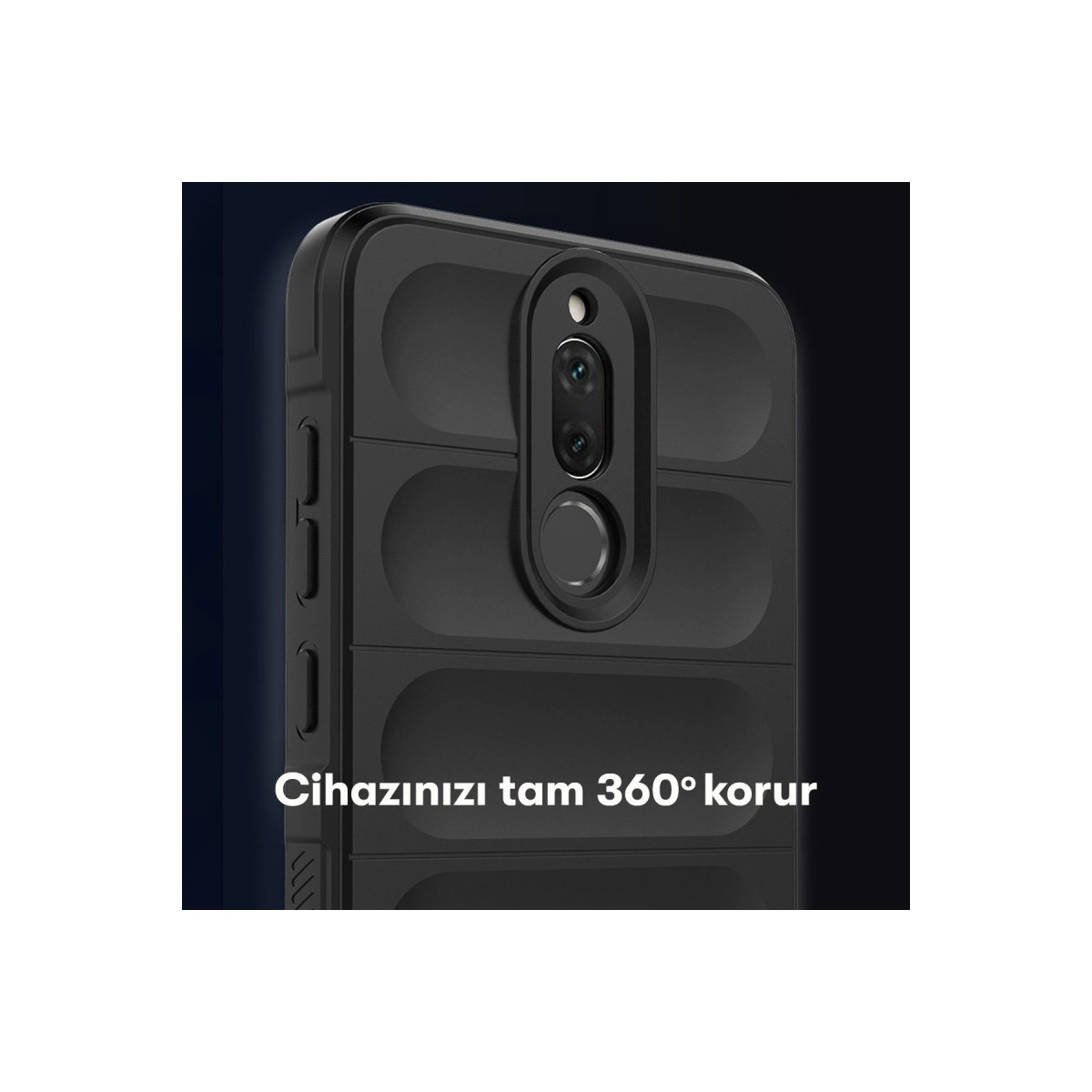 BUĞZ Huawei Mate 10 Lite Kılıf Optimum Silikon - Kırmızı