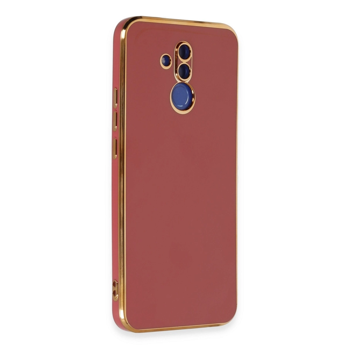 BUĞZ Huawei Mate 20 Lite Kılıf Volet Silikon - Kırmızı