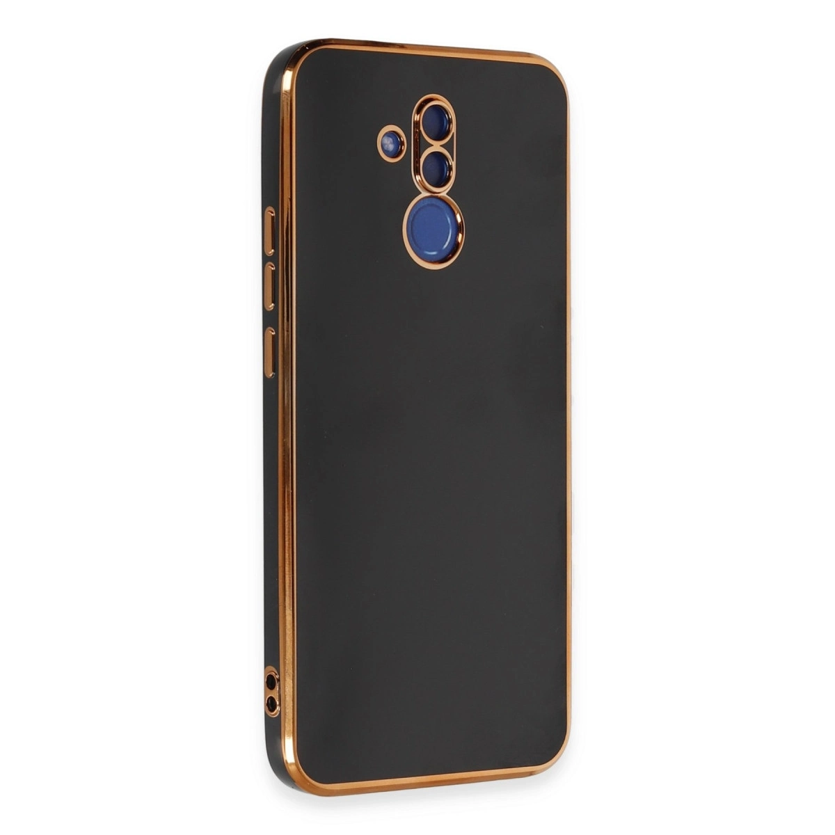 BUĞZ Huawei Mate 20 Lite Kılıf Volet Silikon - Siyah
