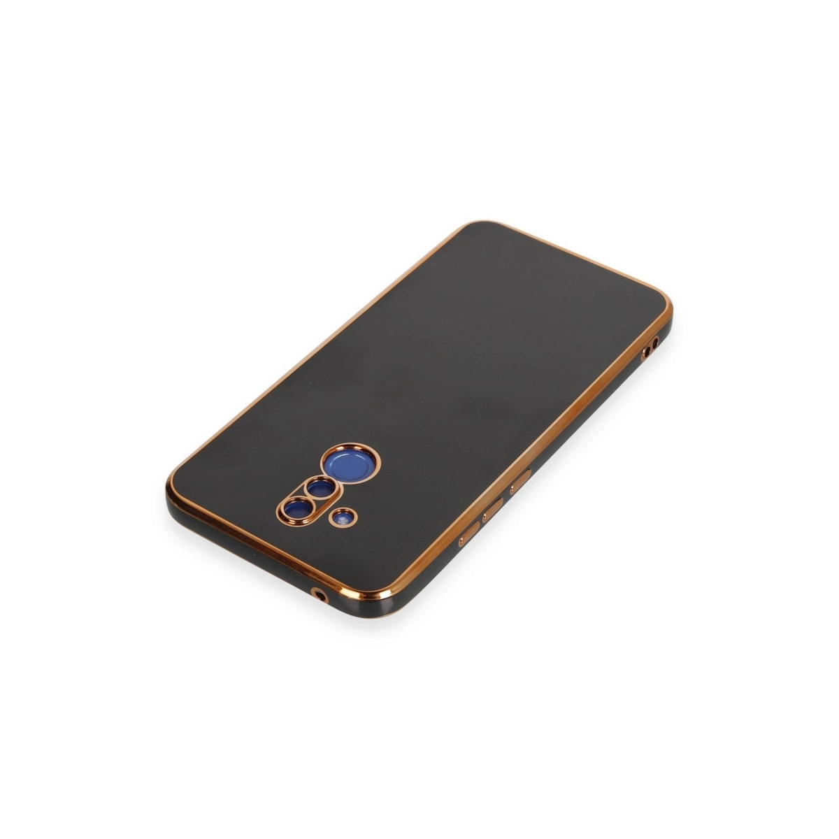 BUĞZ Huawei Mate 20 Lite Kılıf Volet Silikon - Siyah