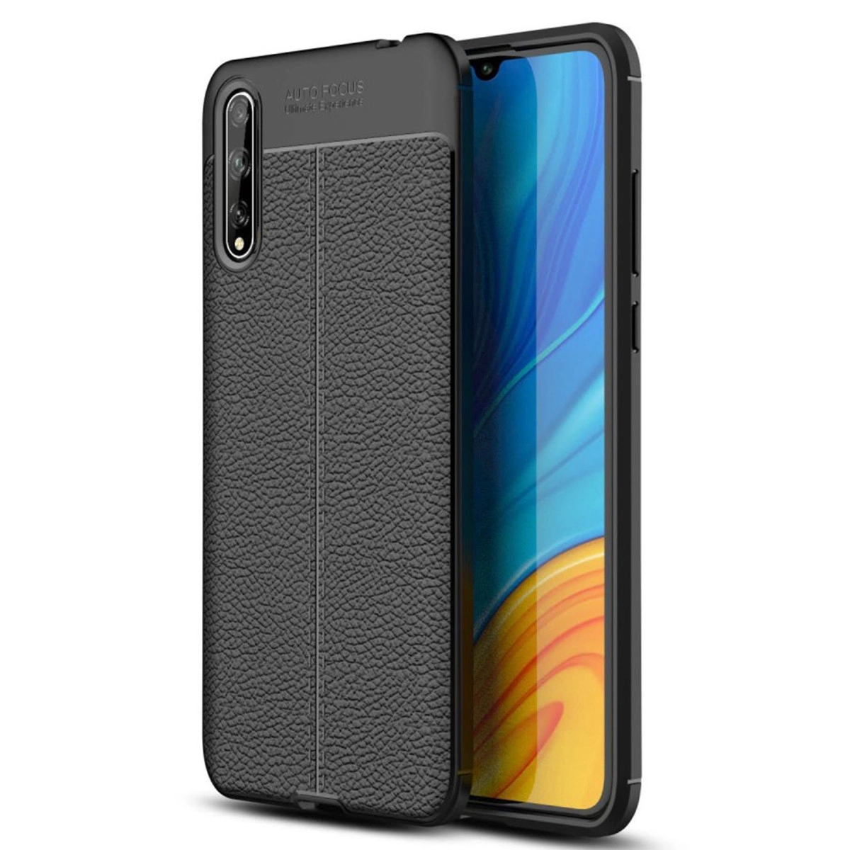 BUĞZ Huawei P Smart S Kılıf Auto Focus Kapak - Siyah