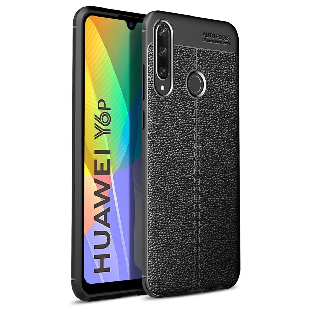 BUĞZ Huawei Y6p Kılıf Auto Focus Kapak - Siyah