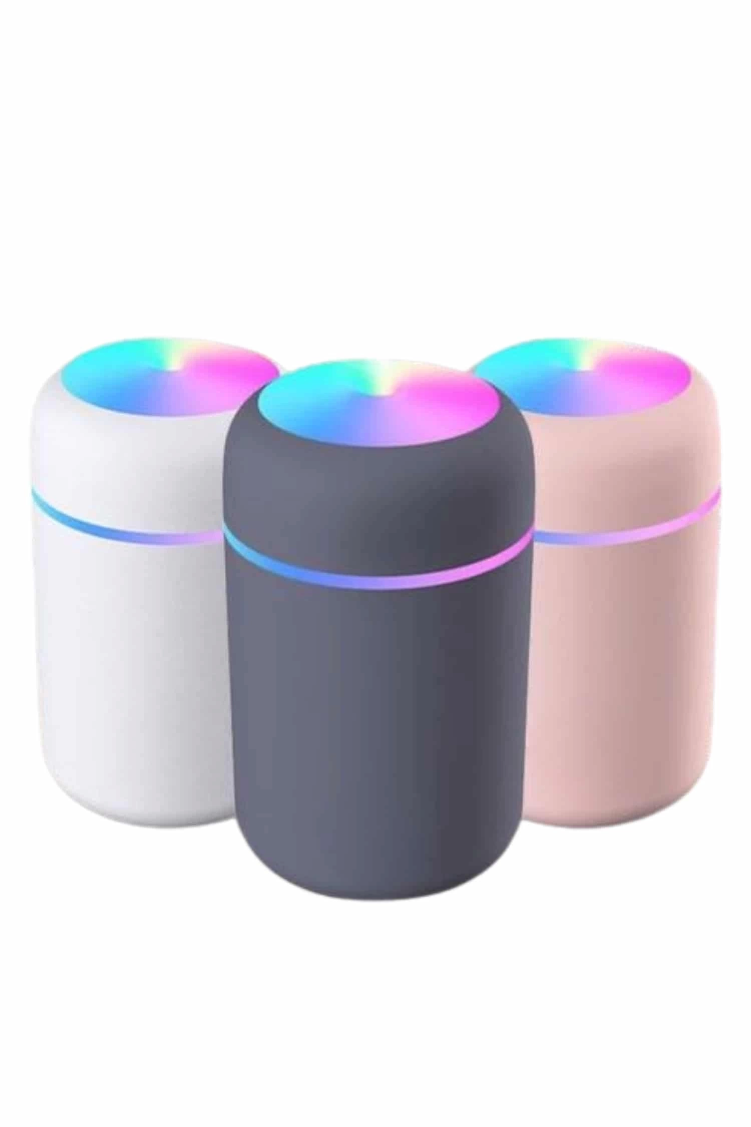 BUĞZ Humidifier LED Işıklı Mini Ortam Oda Kokusu Aromaterapi Buhardanlık