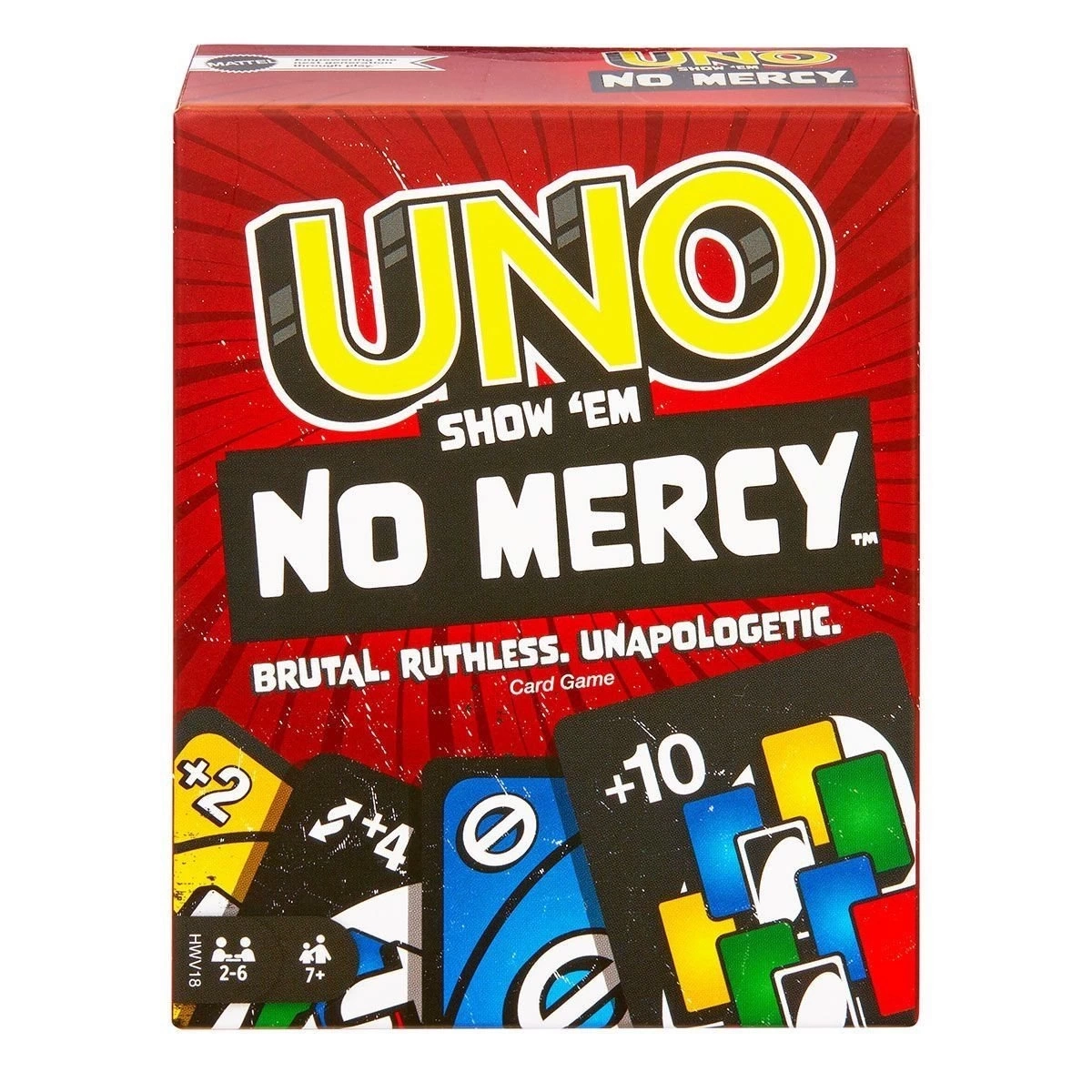 BUĞZ HWV18 UNO No Mercy Kartlar +7 yaş