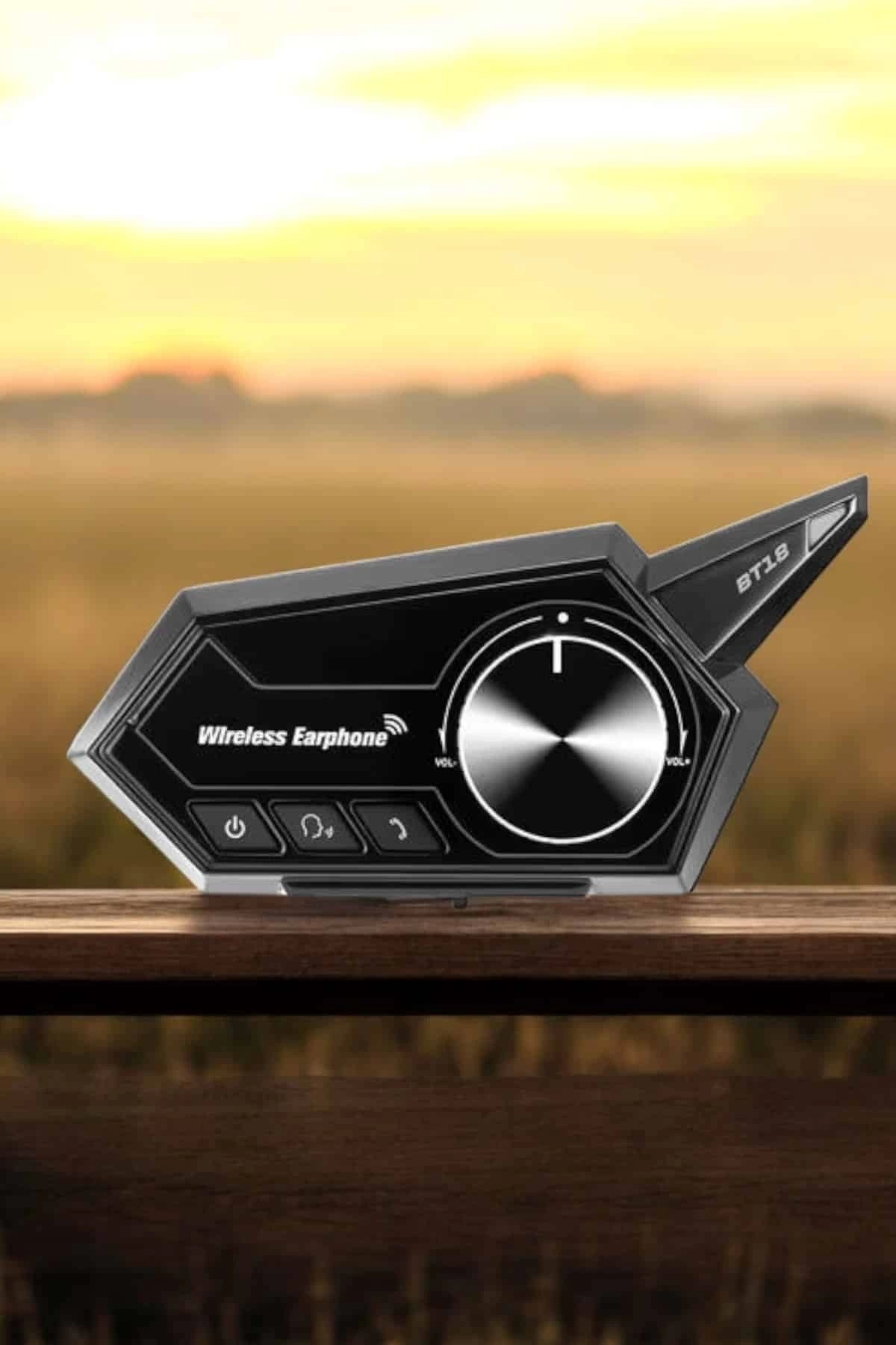 BUĞZ Intercom Kask Kulaklığı ANC Özelliği Yüksek Ses Kaliteli Bluetooth Kulaklık