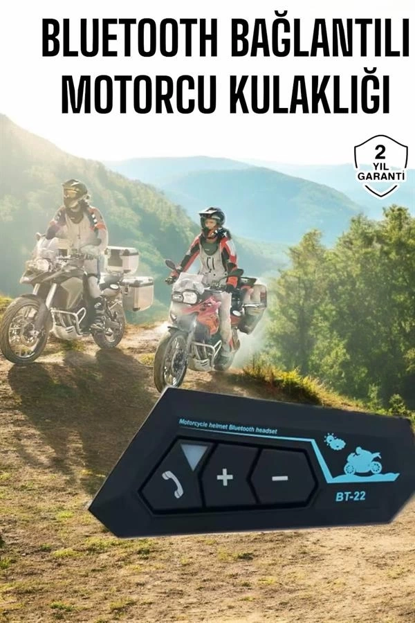 BUĞZ İnterkom Intercom Kask Kulaklık Bt22 Bluetooth Motosiklet Kulaklık 5.0 Bluetooth