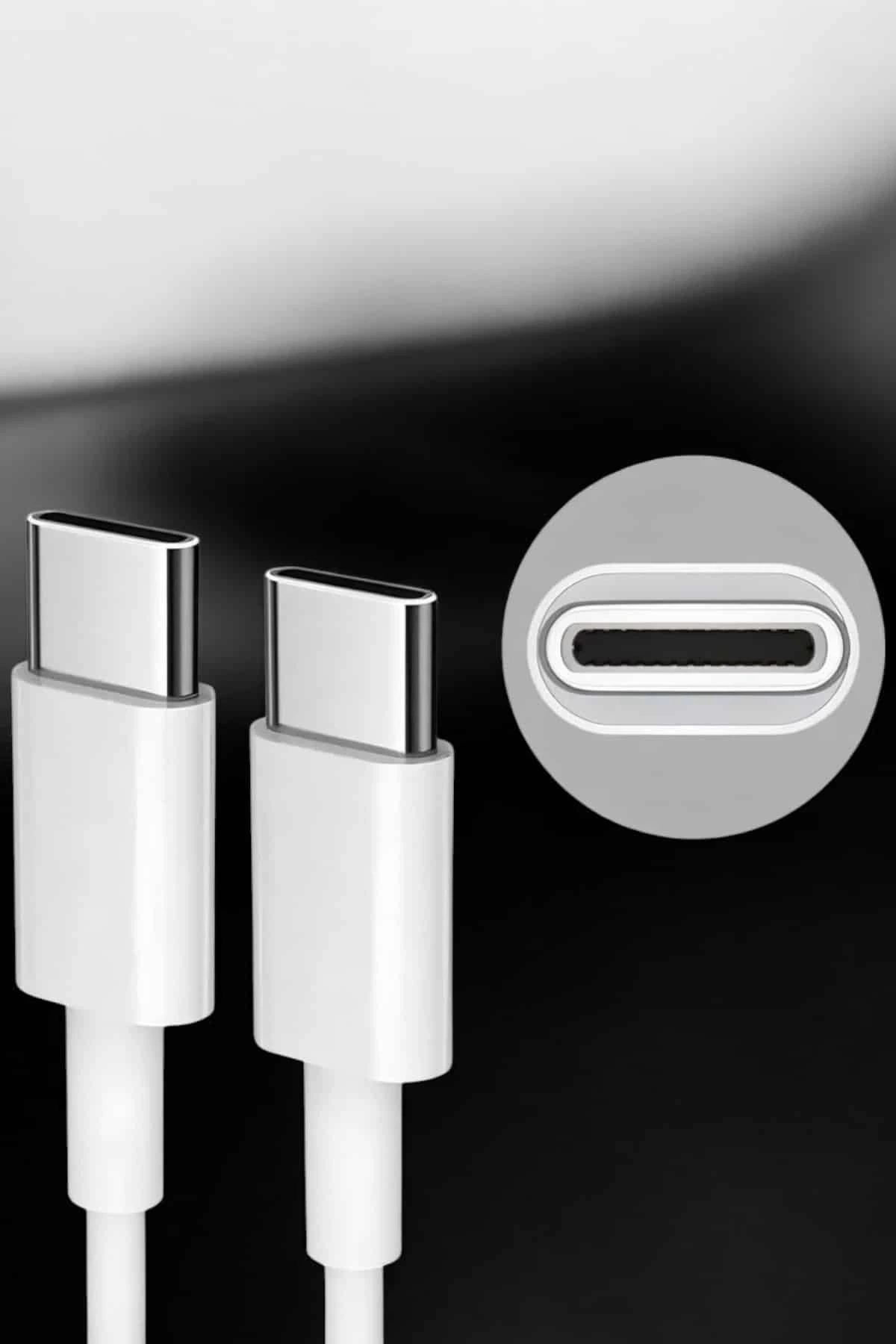 BUĞZ İOS Uyumlu Type-C Girişli Hızlı Şarj 15/15 Pro Max Adaptör ve Kablosu