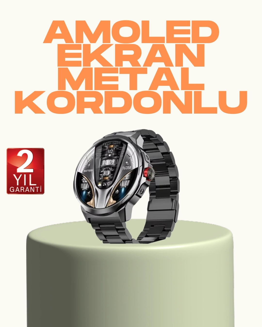 BUĞZ IP68 Su Toz Dirençli SW80 Akıllı Saat Android iOS Uyumlu