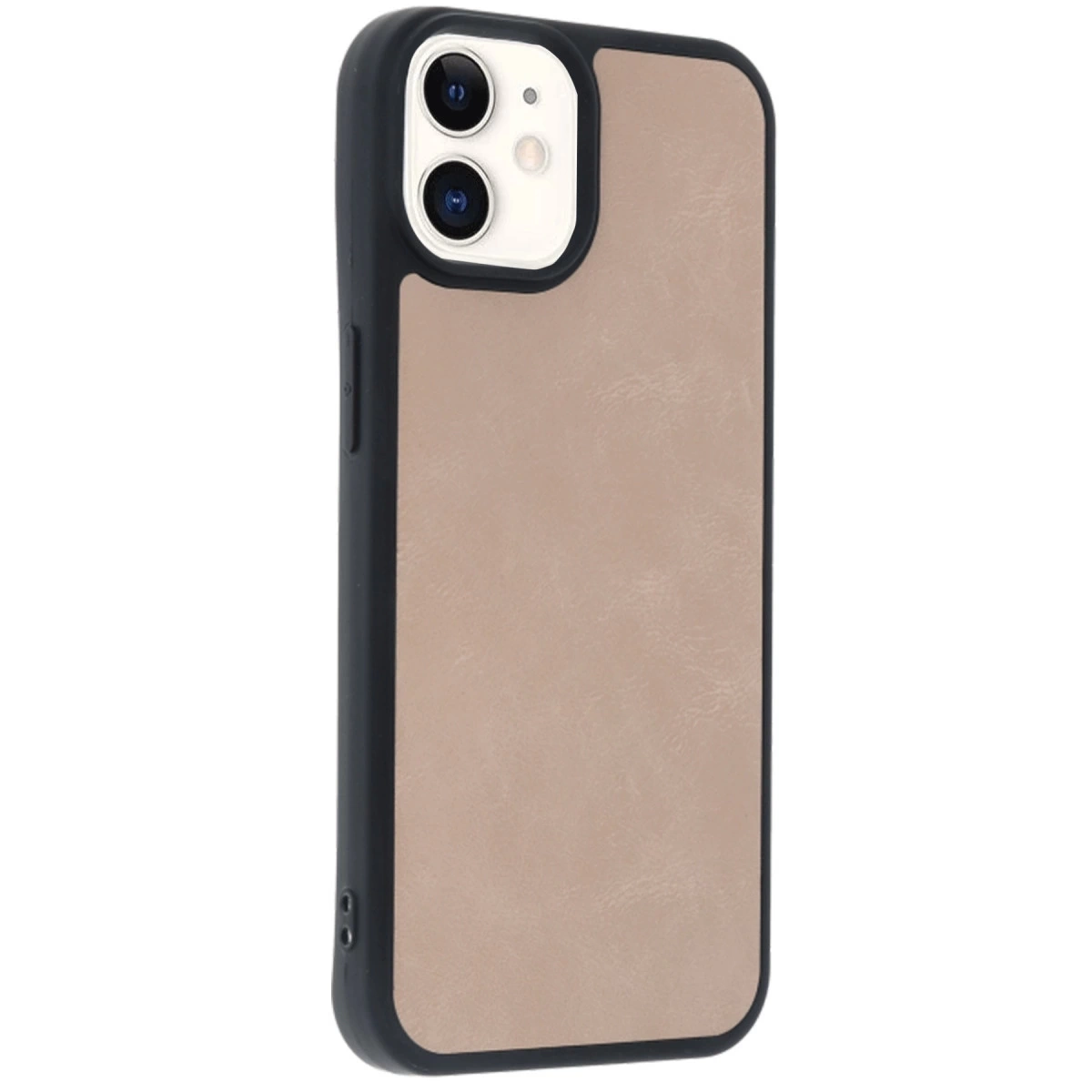 BUĞZ İphone 11 Kılıf Aras Deri Kapak - Pudra