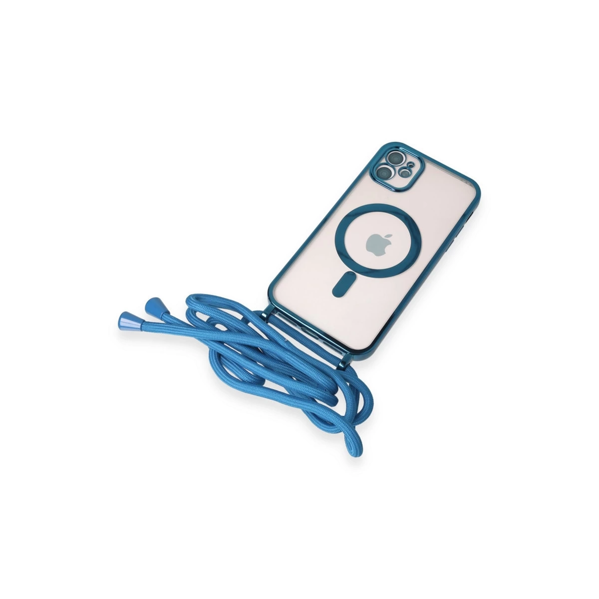 BUĞZ İphone 11 Kılıf Divo Lazer Askılı Magsafe Kapak - Sierra Blue BUĞZ İphone 11 Kılıf Divo Lazer Askılı Magsafe Kapak - Sierra Blue