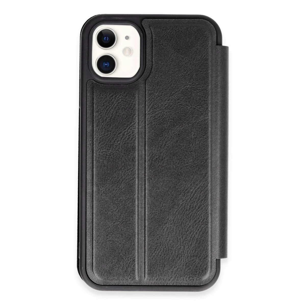 BUĞZ İphone 11 Kılıf Flip Cover - Siyah