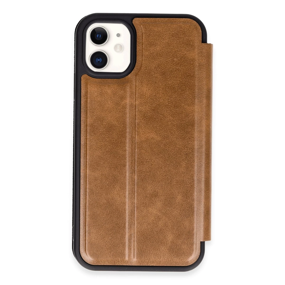 BUĞZ İphone 11 Kılıf Flip Cover - Taba