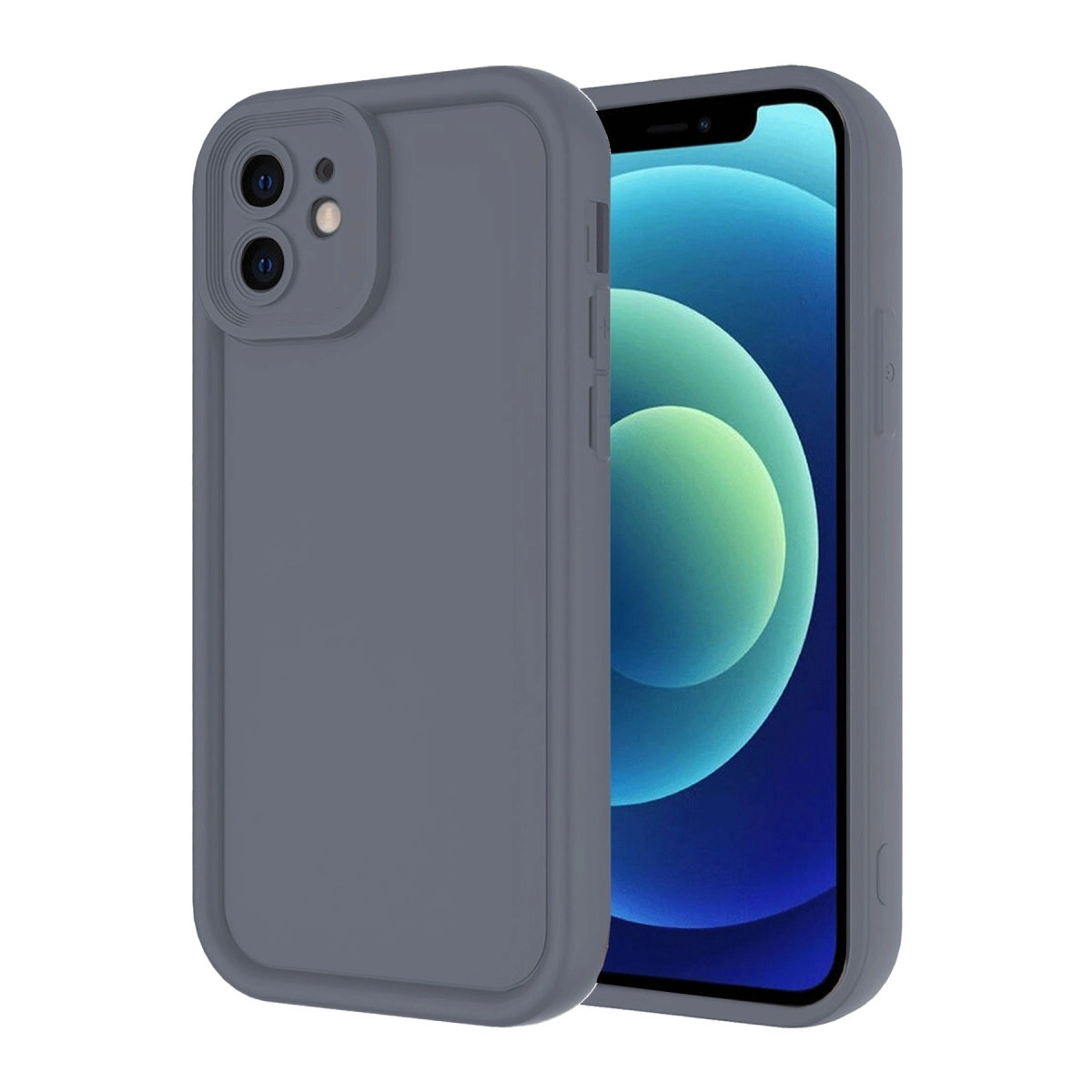 BUĞZ İphone 11 Kılıf Viera Silikon - Gri