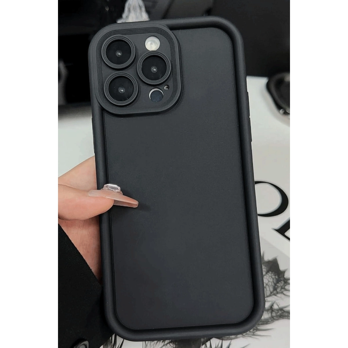 BUĞZ İphone 11 Kılıf Viera Silikon - Gri