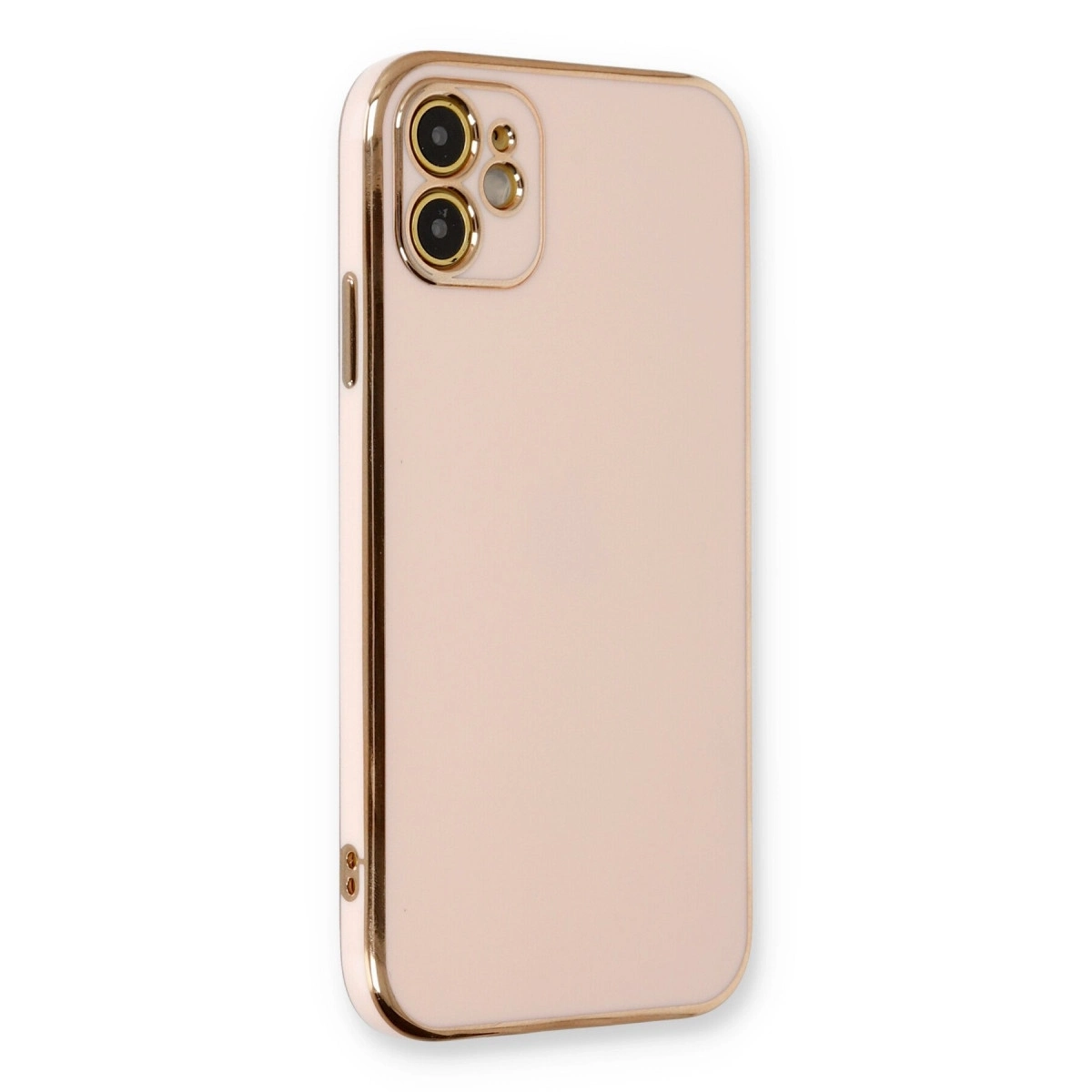 BUĞZ İphone 11 Kılıf Volet Silikon - Pembe