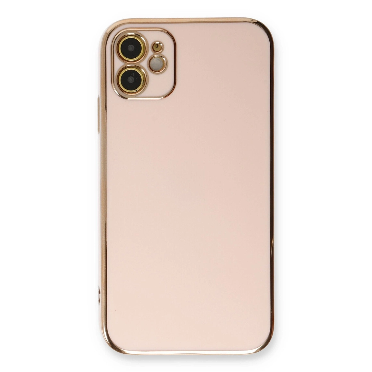 BUĞZ İphone 11 Kılıf Volet Silikon - Pembe