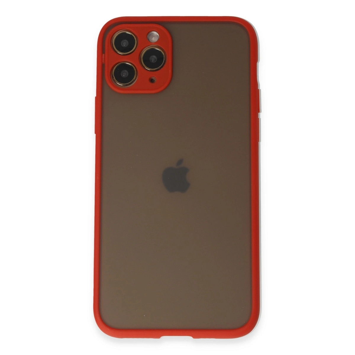 BUĞZ İphone 11 Pro Kılıf Montreal Silikon Kapak - Kırmızı