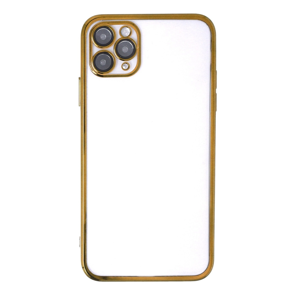 BUĞZ İphone 11 Pro Kılıf Razer Lensli Silikon - Gold