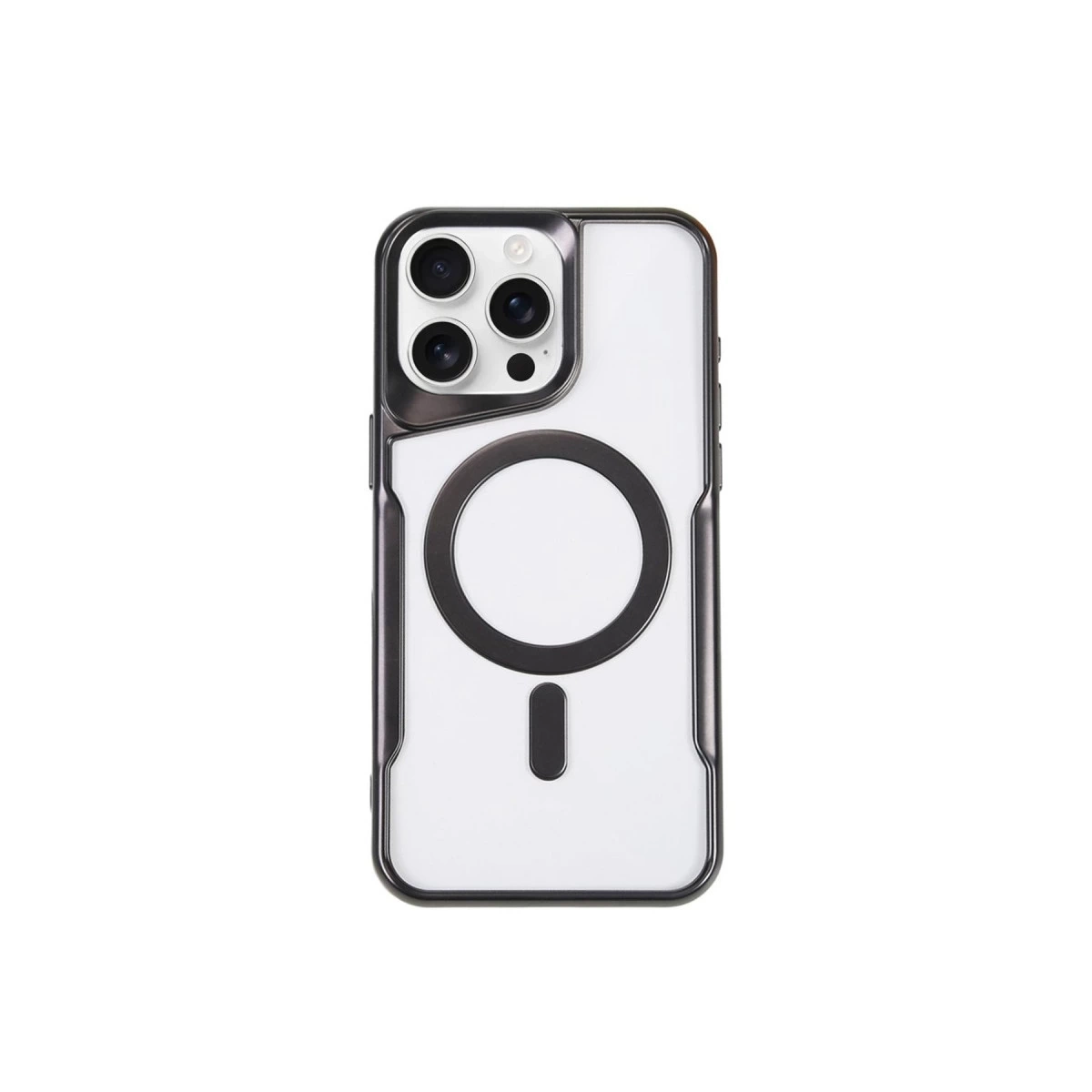 BUĞZ İphone 11 Pro Max Kılıf Boyi Magsafe Silikon Kapak - Siyah