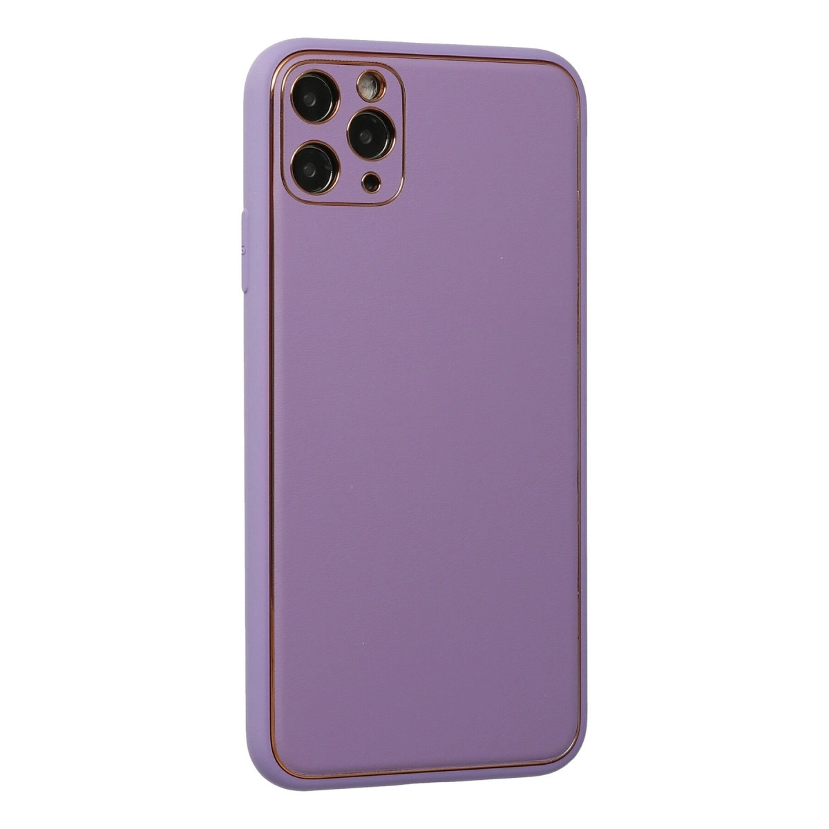 BUĞZ İphone 11 Pro Max Kılıf Coco Deri Silikon Kapak - Lila BUĞZ İphone 11 Pro Max Kılıf Coco Deri Silikon Kapak - Lila
