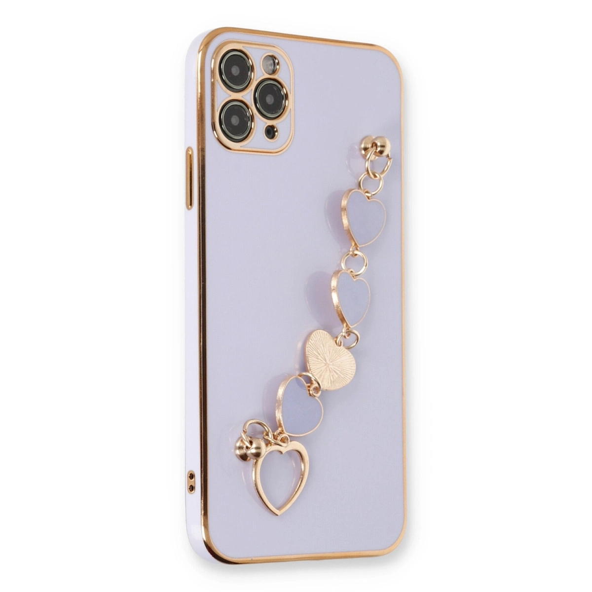BUĞZ İphone 11 Pro Max Kılıf Esila Silikon - Lila