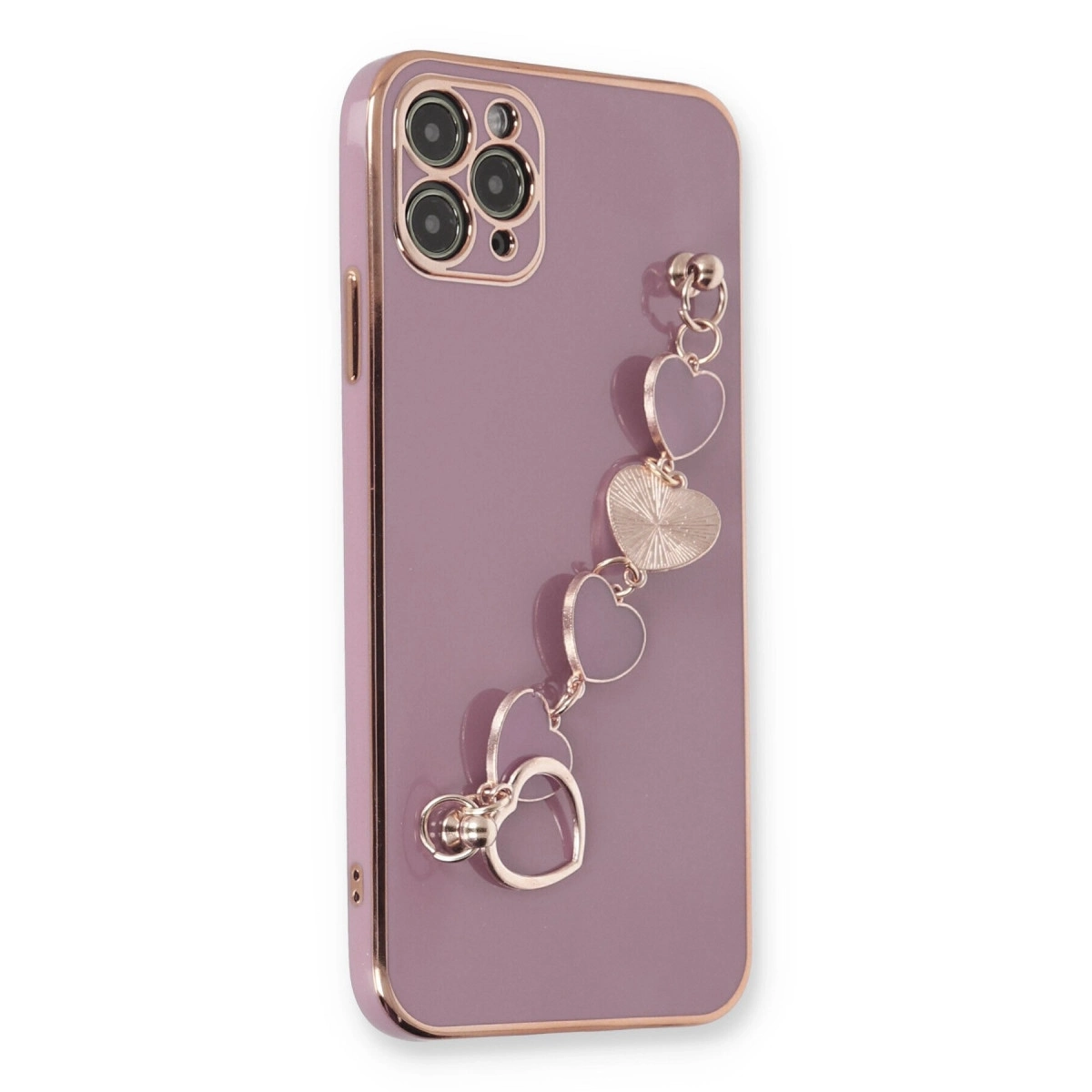 BUĞZ İphone 11 Pro Max Kılıf Esila Silikon - Mor