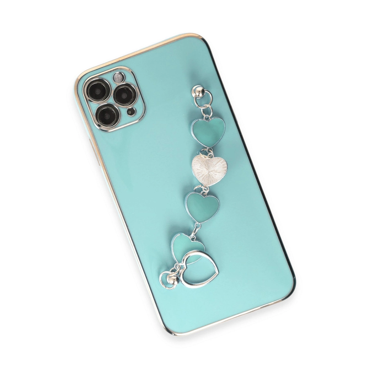 BUĞZ İphone 11 Pro Max Kılıf Esila Silikon - Su Yeşili