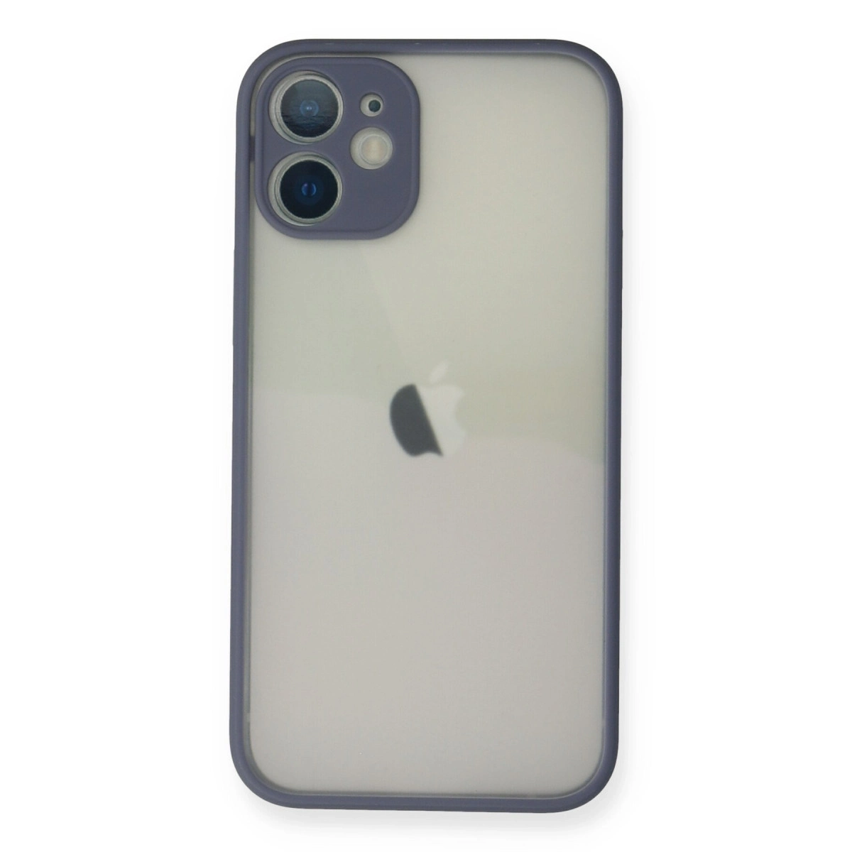 BUĞZ İphone 11 Pro Max Kılıf Montreal Silikon Kapak - Gri