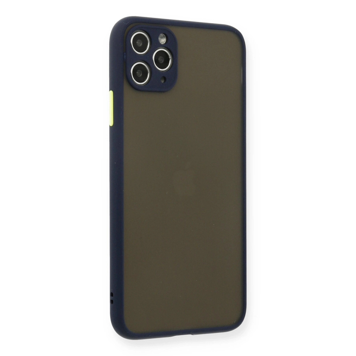 BUĞZ İphone 11 Pro Max Kılıf Montreal Silikon Kapak - Lacivert BUĞZ İphone 11 Pro Max Kılıf Montreal Silikon Kapak - Lacivert