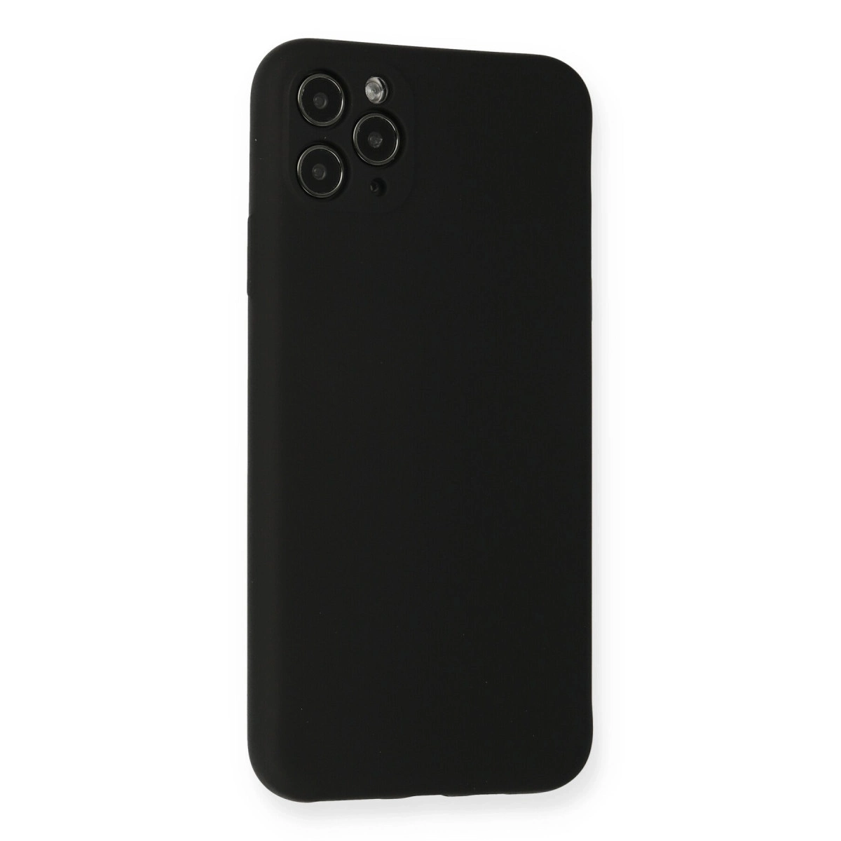 BUĞZ İphone 11 Pro Max Kılıf Nano İçi Kadife Silikon - Siyah BUĞZ İphone 11 Pro Max Kılıf Nano İçi Kadife Silikon - Siyah