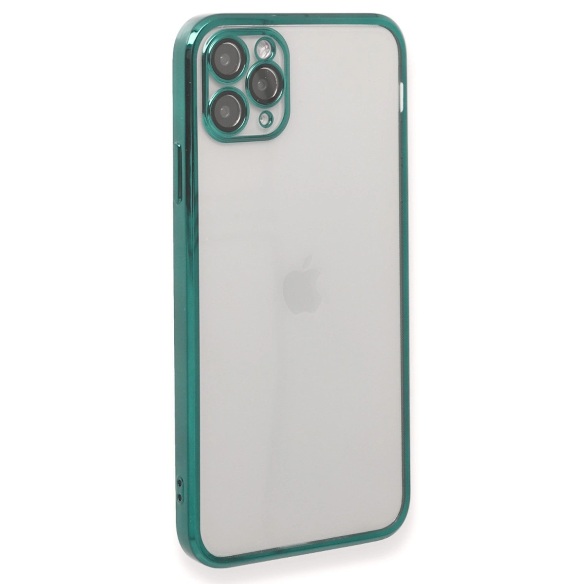 BUĞZ İphone 11 Pro Max Kılıf Razer Lensli Silikon - Yeşil BUĞZ İphone 11 Pro Max Kılıf Razer Lensli Silikon - Yeşil