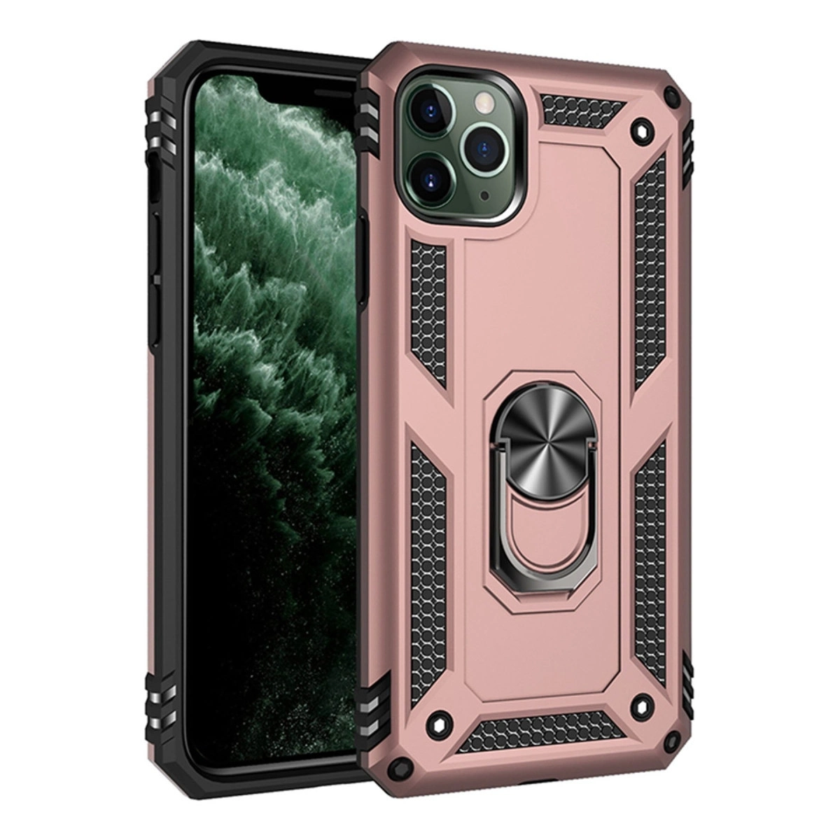 BUĞZ İphone 11 Pro Max Kılıf Sofya Yüzüklü Silikon Kapak - Rose BUĞZ İphone 11 Pro Max Kılıf Sofya Yüzüklü Silikon Kapak - Rose