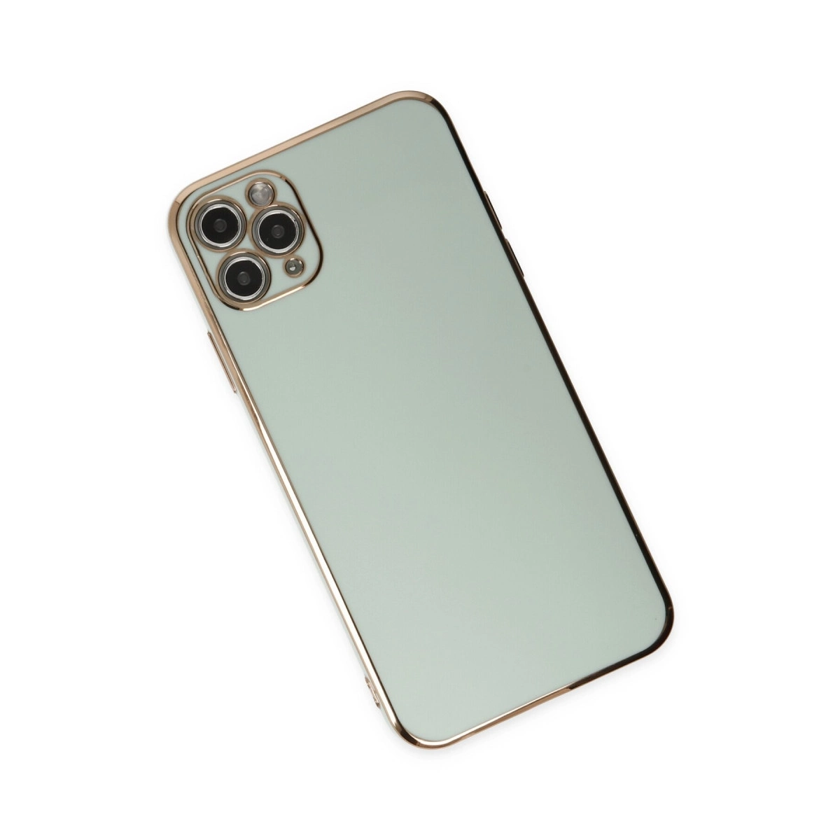 BUĞZ İphone 11 Pro Max Kılıf Volet Silikon - Açık Yeşil