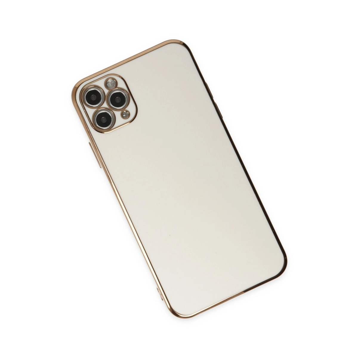 BUĞZ İphone 11 Pro Max Kılıf Volet Silikon - Beyaz