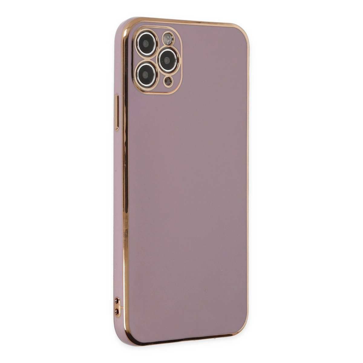 BUĞZ İphone 11 Pro Max Kılıf Volet Silikon - Mor