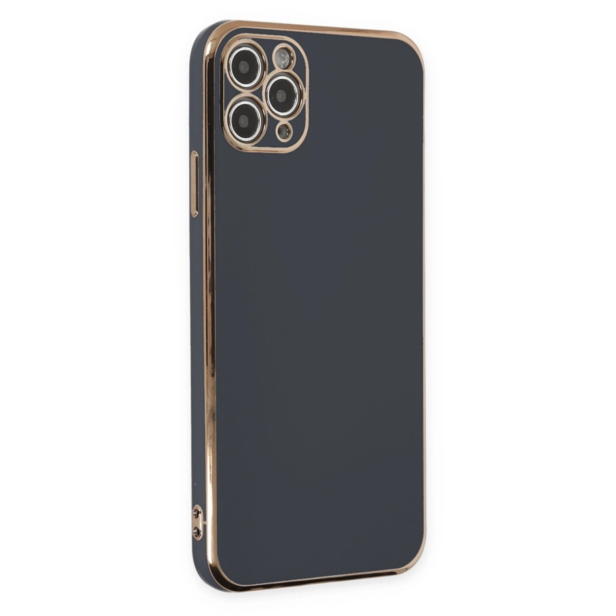 BUĞZ İphone 11 Pro Max Kılıf Volet Silikon - Siyah