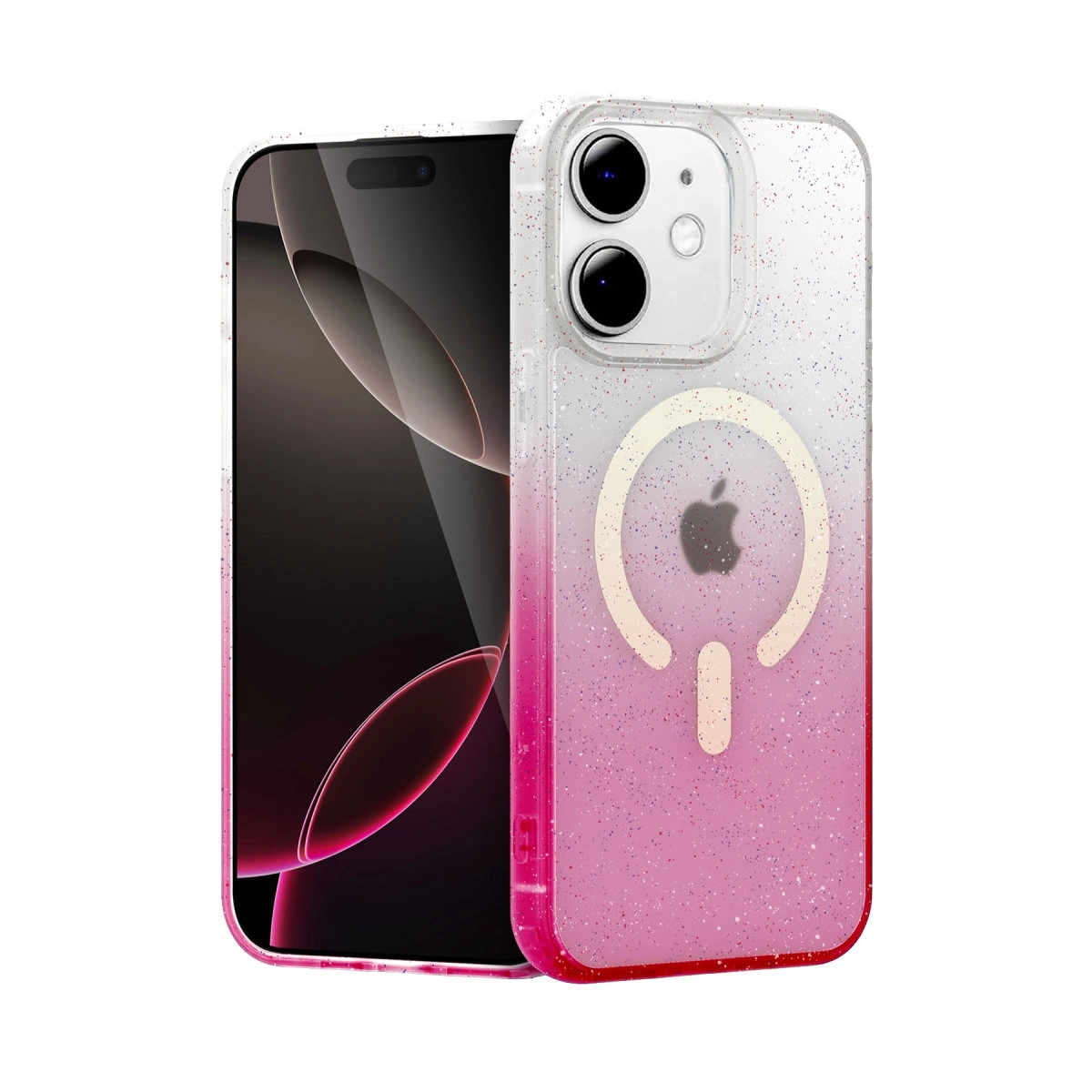 BUĞZ İphone 11 Pummel Shiny Magsafe Kapak - Pembe