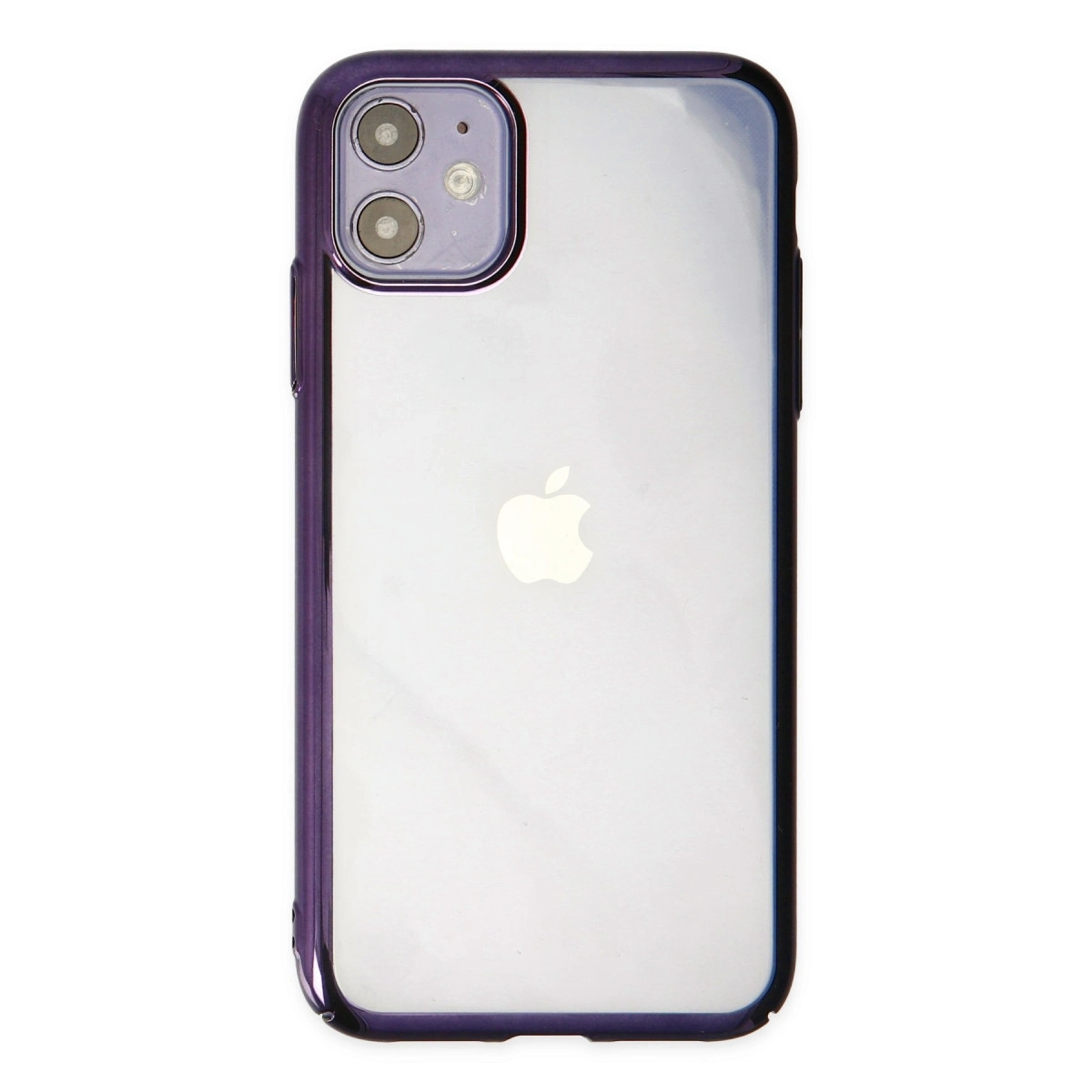BUĞZ İphone 12 Kılıf Element Silikon - Mor