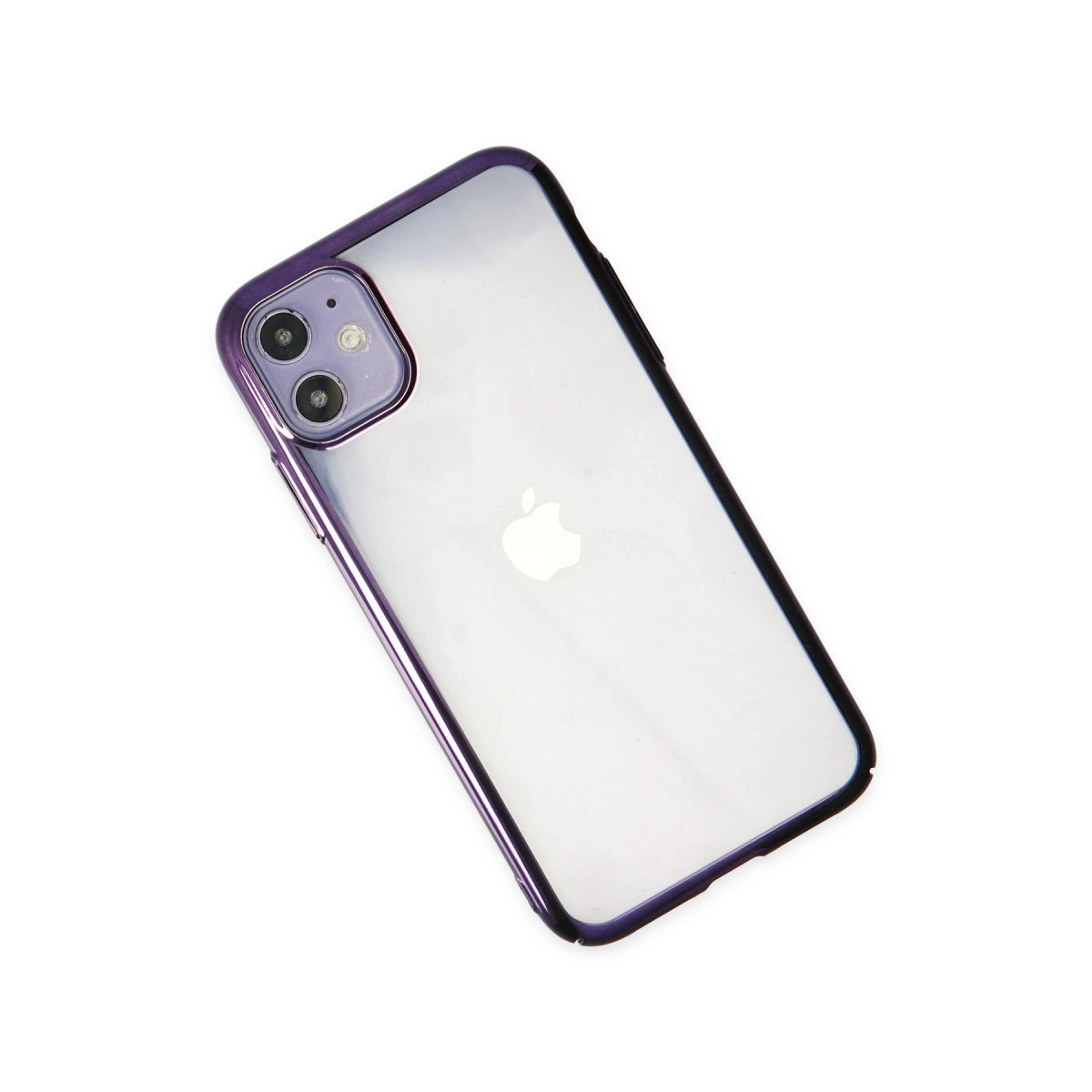 BUĞZ İphone 12 Kılıf Element Silikon - Mor