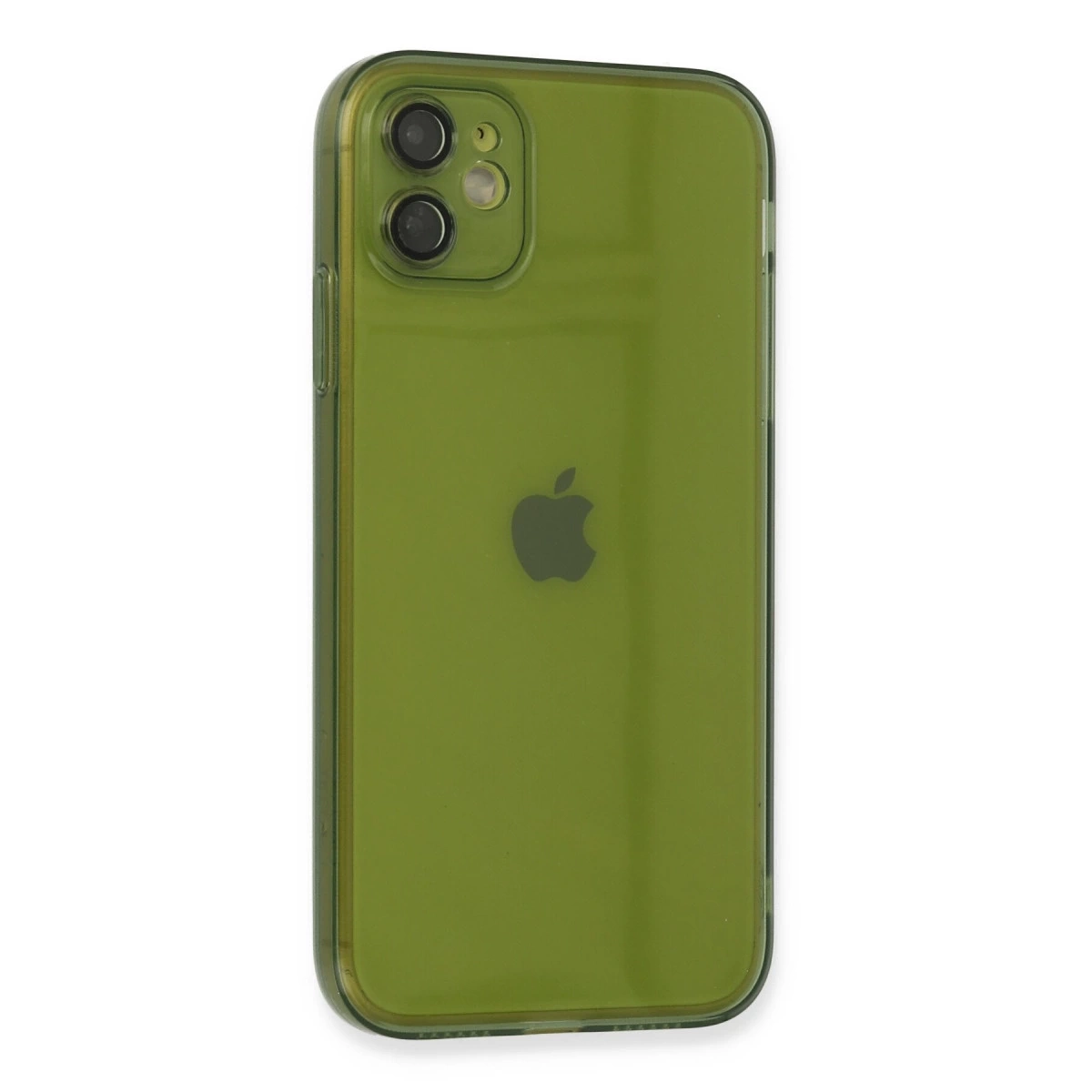 BUĞZ İphone 12 Kılıf Fly Lens Silikon - Yeşil BUĞZ İphone 12 Kılıf Fly Lens Silikon - Yeşil
