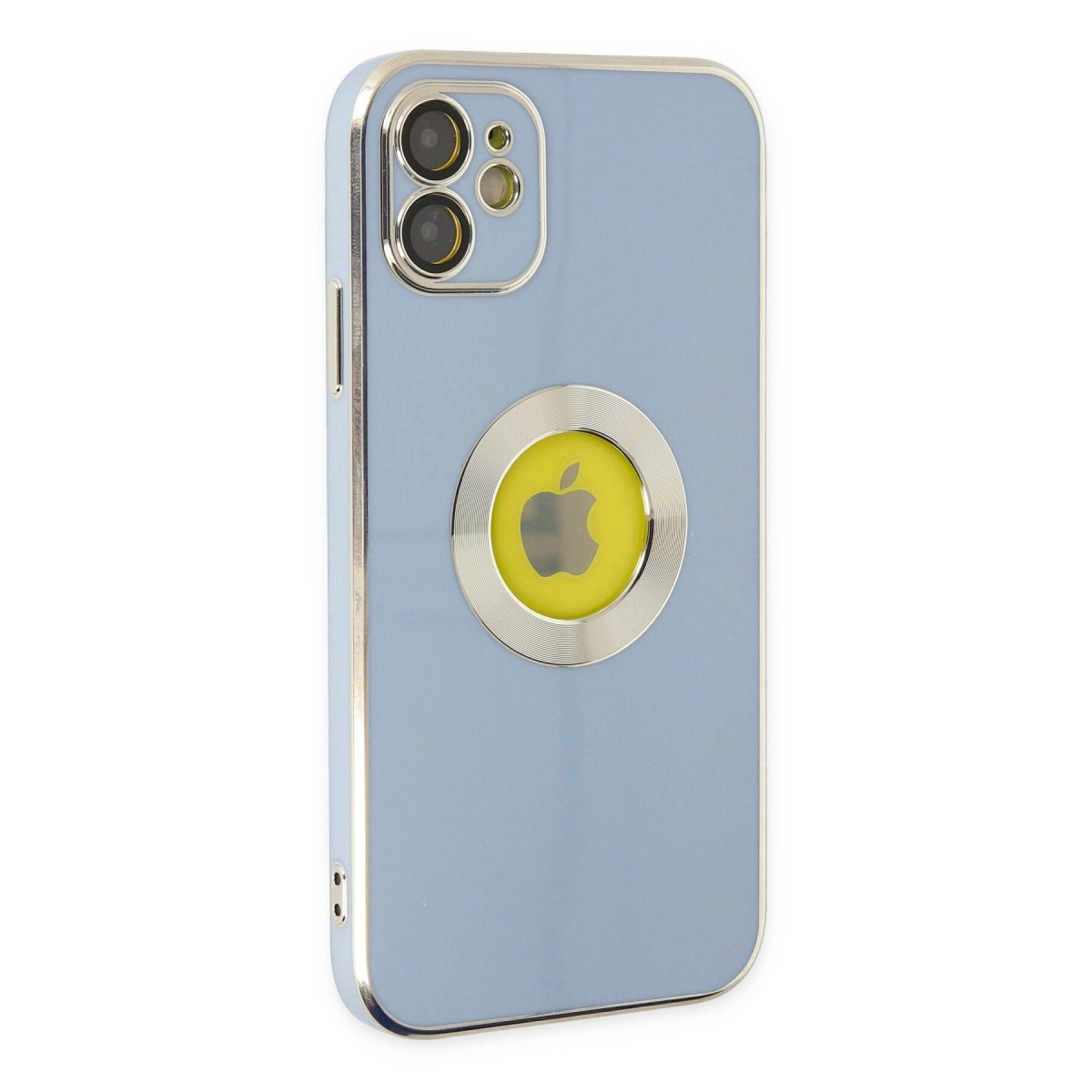 BUĞZ İphone 12 Kılıf Store Silikon - Sierra Blue