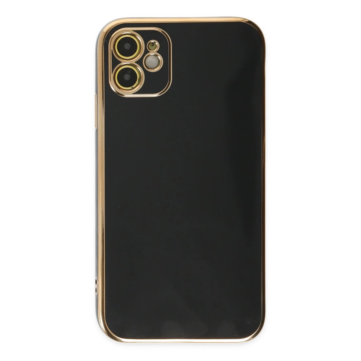 BUĞZ İphone 12 Kılıf Volet Silikon - Siyah BUĞZ İphone 12 Kılıf Volet Silikon - Siyah