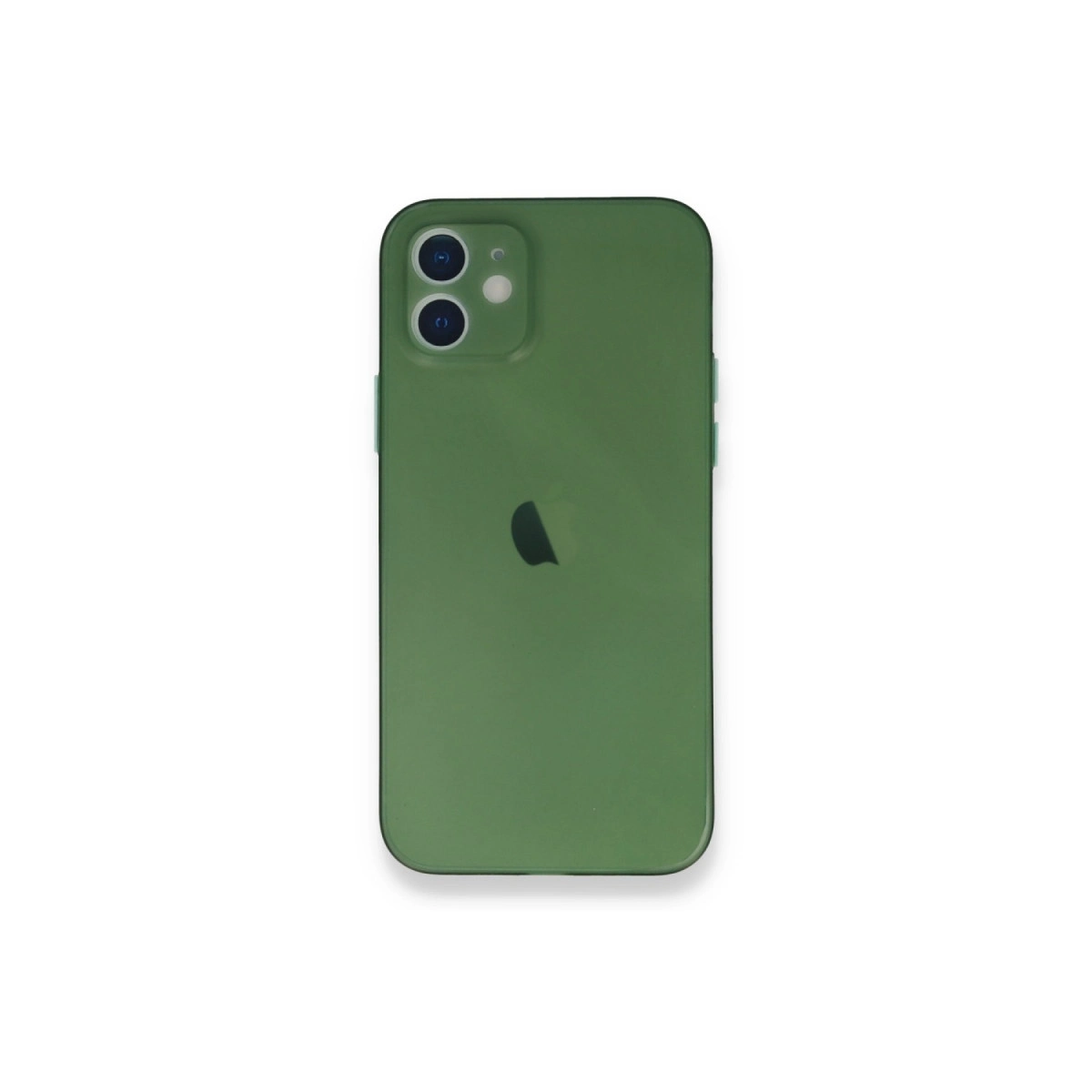 BUĞZ İphone 12 Mini Kılıf Pp Ultra İnce Kapak - Yeşil