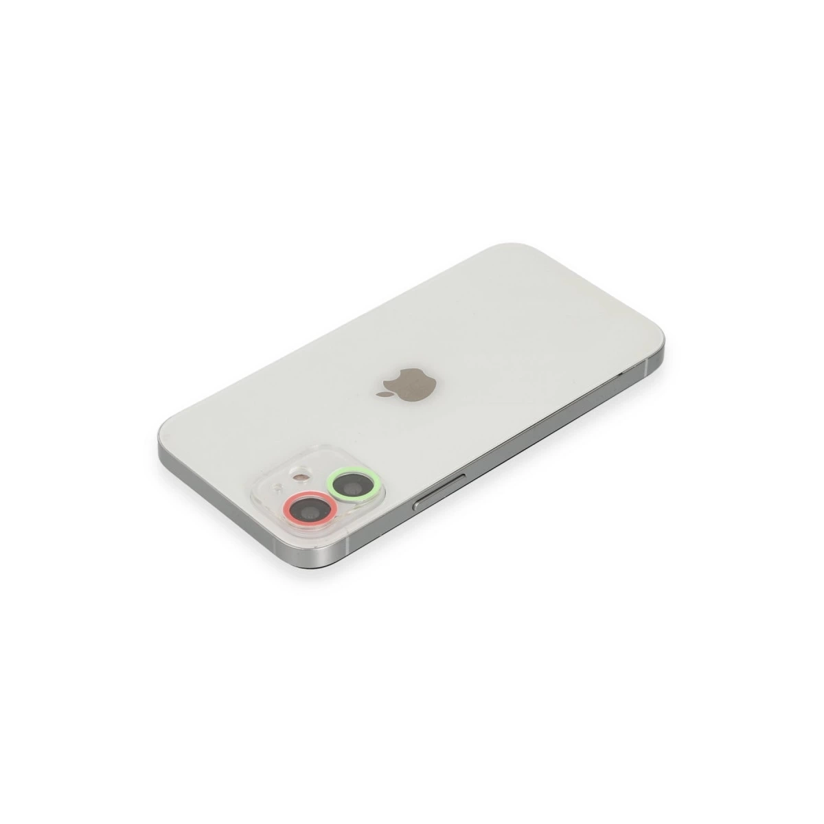 BUĞZ İphone 12 Mini Renkli Kamera Lens Koruma Cam - Yeşil-pembe BUĞZ İphone 12 Mini Renkli Kamera Lens Koruma Cam - Yeşil-pembe