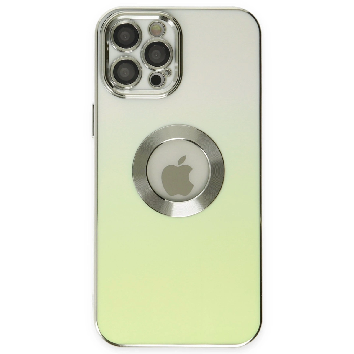 BUĞZ İphone 12 Pro Kılıf Best Silikon - Yeşil